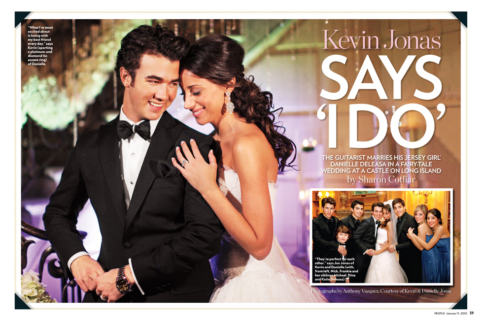 Kevin Jonas Says I Do - People Magazine - 2010